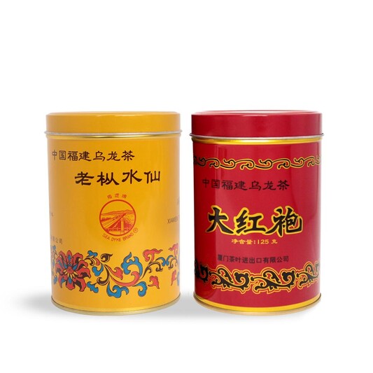 Sea Dyke Brand AT102 Lao Chung Shui Hsien (125g) + Sea Dyke Brand AT103 Ta Hung Pao (125g)